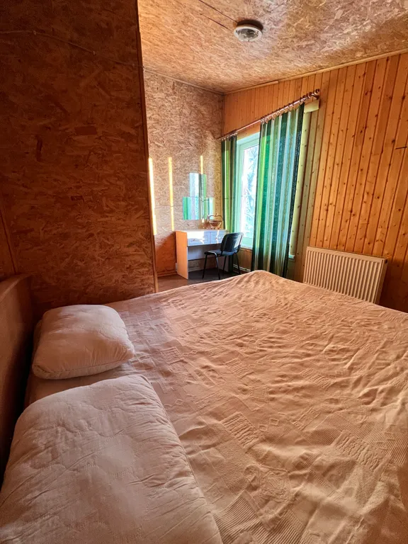 Дом с баней в 50 метрах от воды с песчаным пляжем