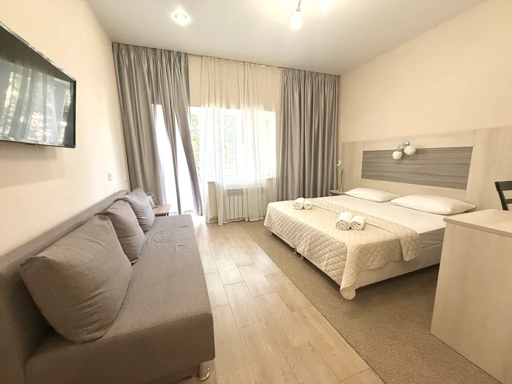 Квартира Четырёхместный комфорт с балконом — Нижняя Хобза