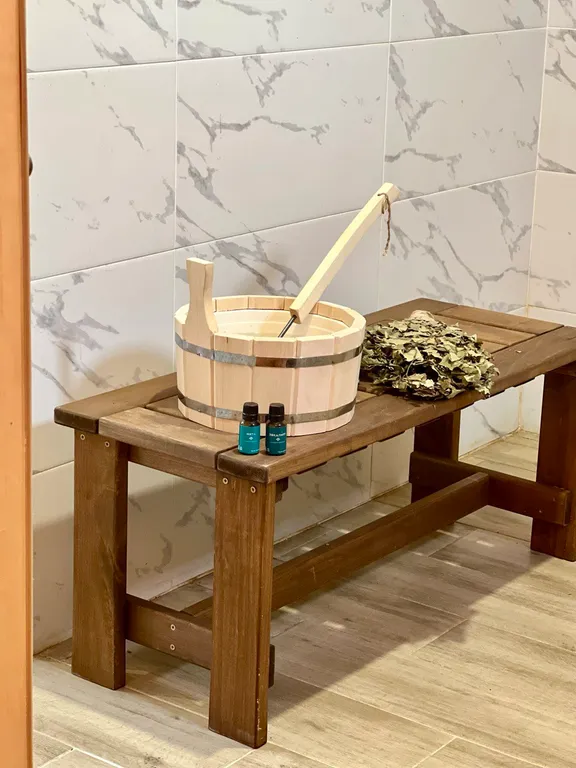 Дом баня с чаном