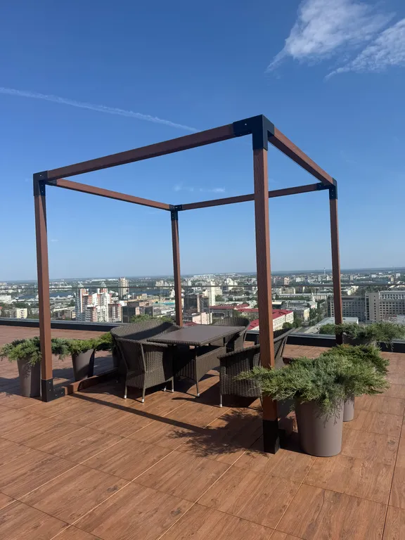 Студия в центре города с прямым выходом в модный ТЦ и террасой на 18эт