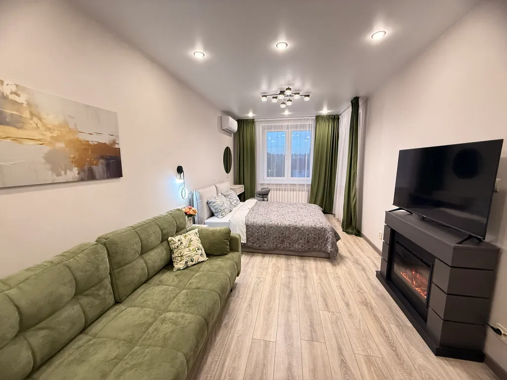 Квартира Уютная 2х квартира с камином и шикарным балконом, в новом доме — Ярославль