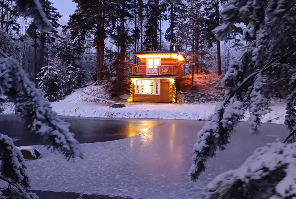 Коттедж Коттедж с камином на хуторе Янтула — Беличье