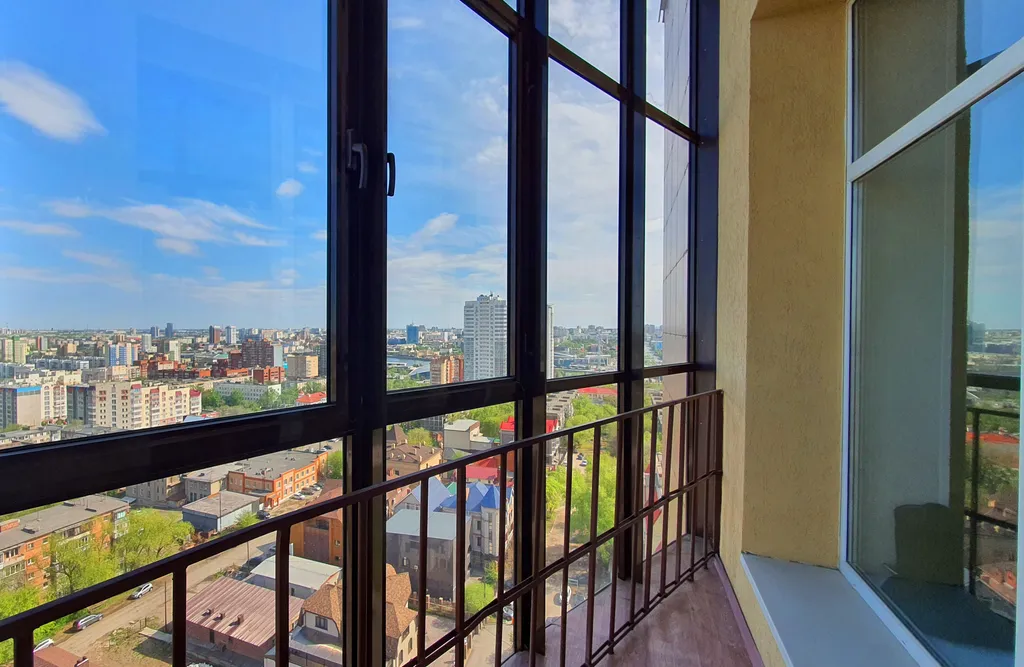 Лофт студия на 17 этаже с панорамой на центр