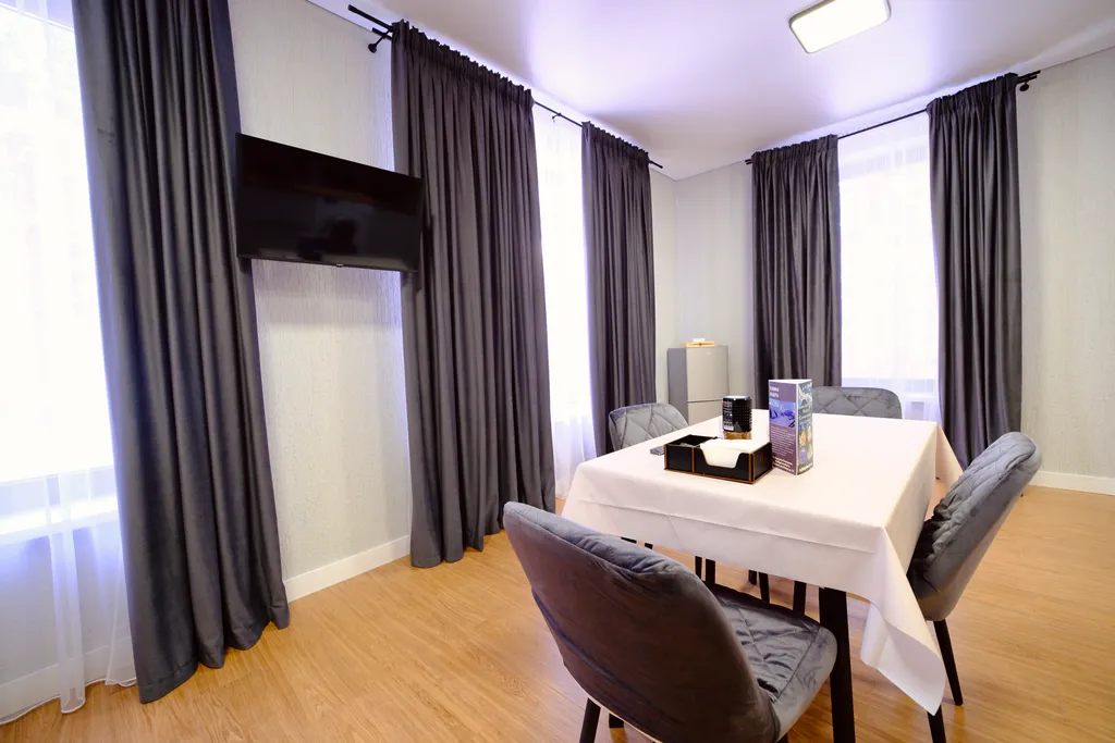 Студия с красивым видом