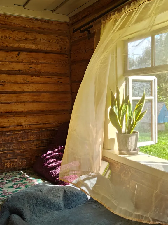 "Кот и Печка", синий дом, красота, тишина и ты