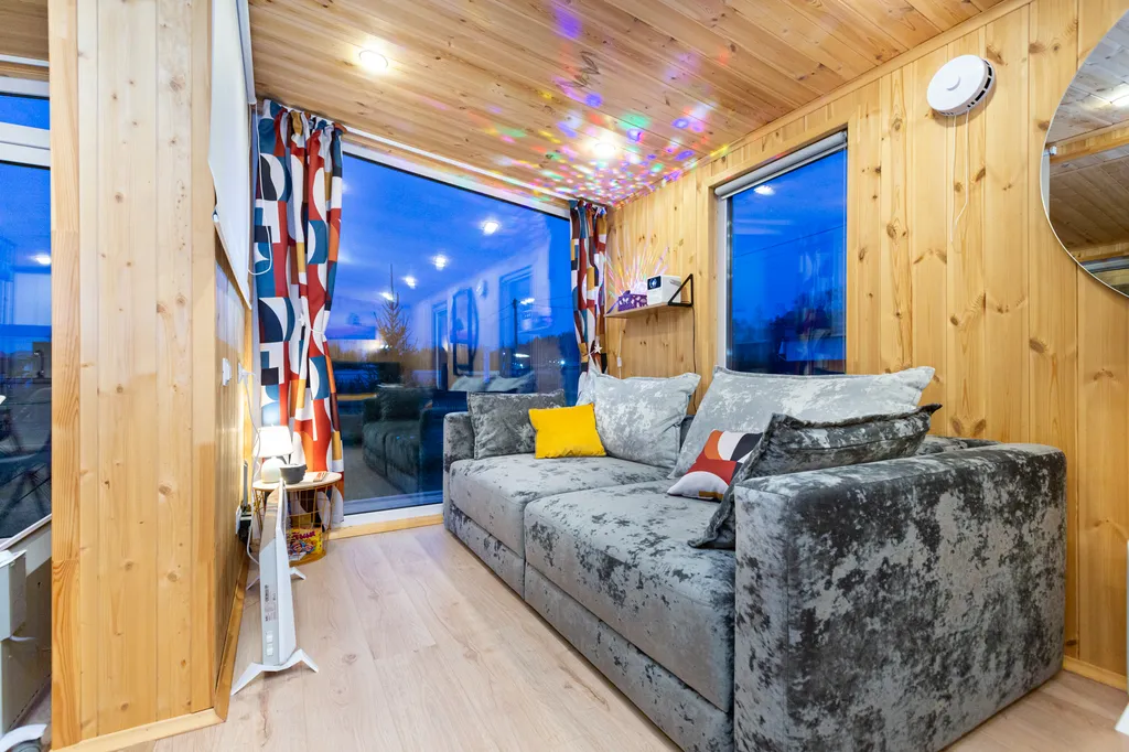 Семейный домик с финской сауной