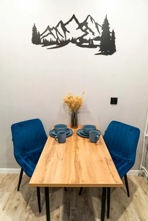 Однокомнатная квартира в центре города и видом на горы