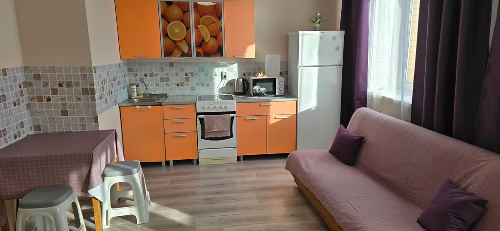 Студия с шикарным видом на реку Ангару