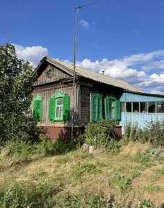 Деревенский домик с видом на Волгу