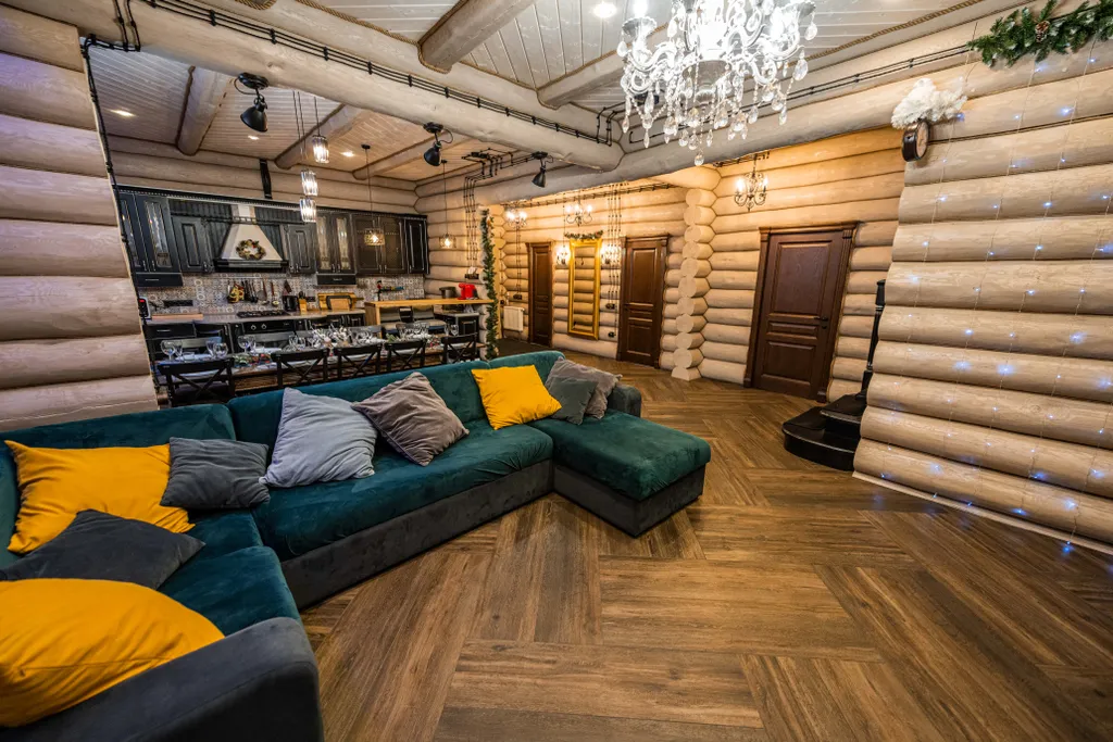 Загородный дом в окружении леса Grovehause