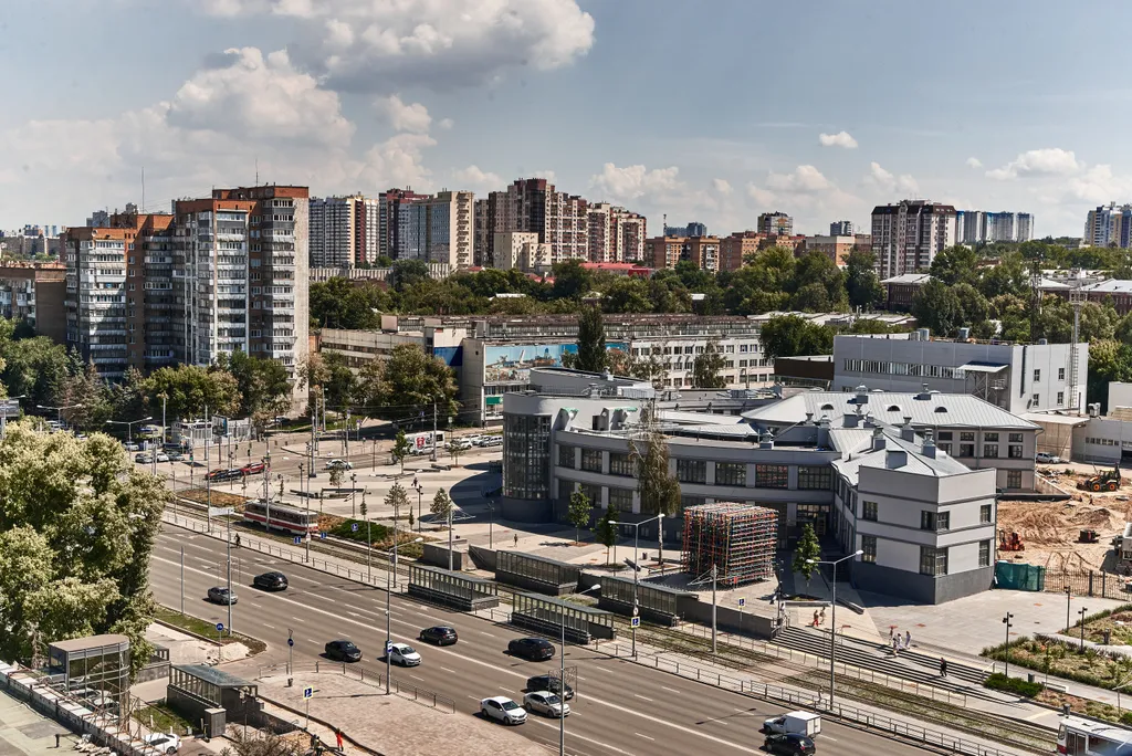 Стильная видовая студия у Волги в ЖК Галактика на 12 этаже