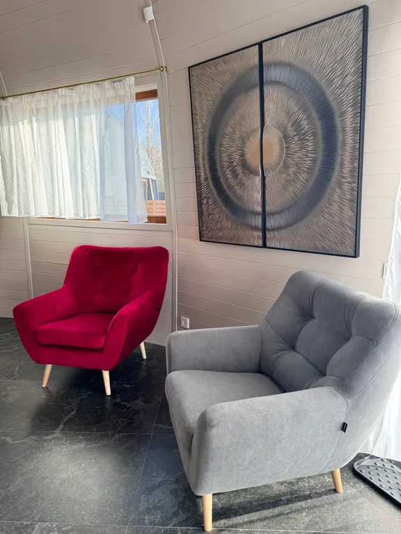 Уникальный дом-сфера с русской печью