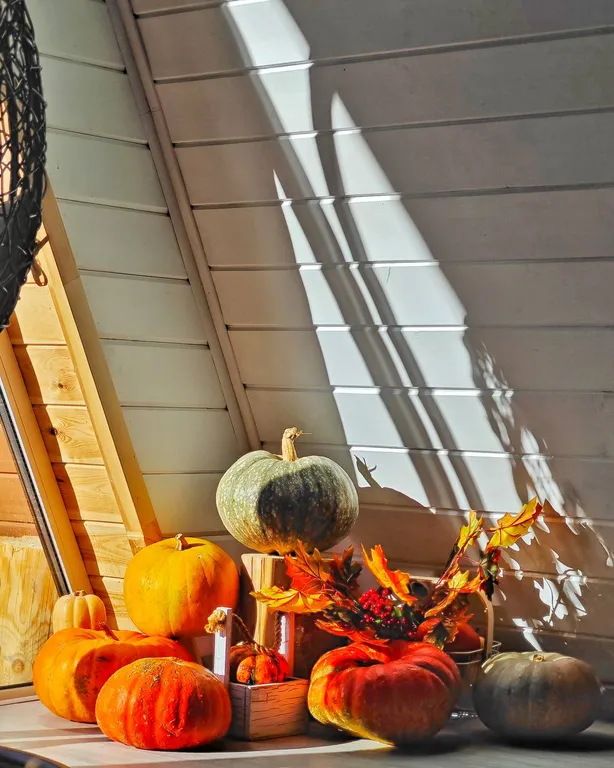 Стильный треугольный дом с видом на лес