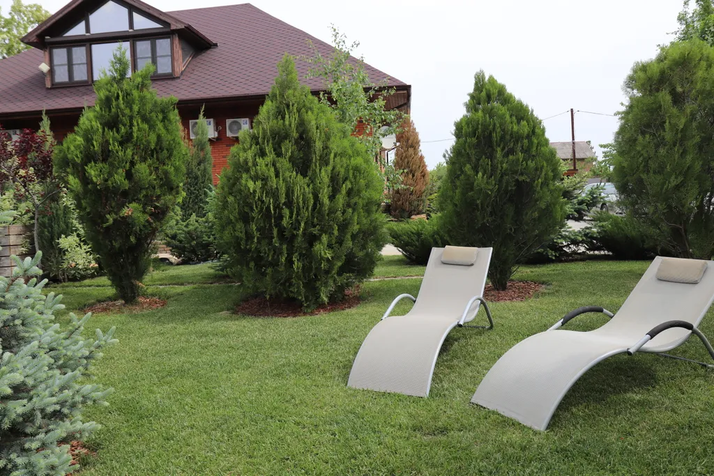 Загородный дом-шале "Pinebrook", аренда, у реки Дон. Сезонный бассейн.