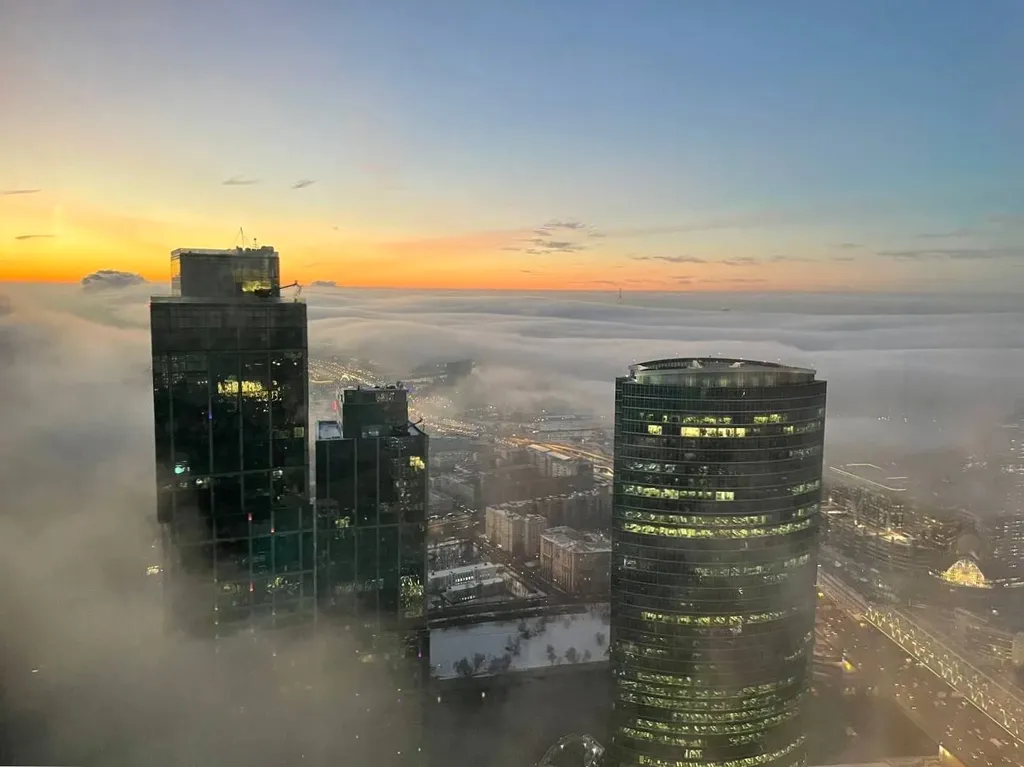 Sky City Moscow 80 этаж Выше облаков, очень ценный и редкий вид