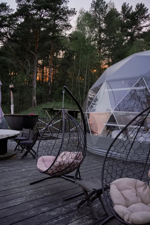 Глэмпгеокупол Домик на Оке