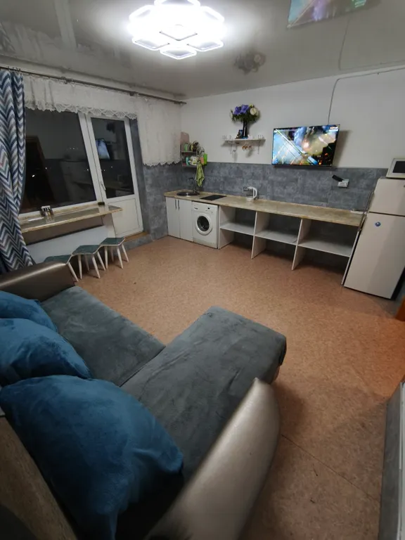 Уютная студия с видами на достопримечательность города