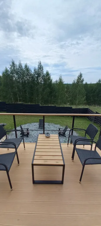 Коттедж Новый большой А-фрейм с видом на лес — Казань