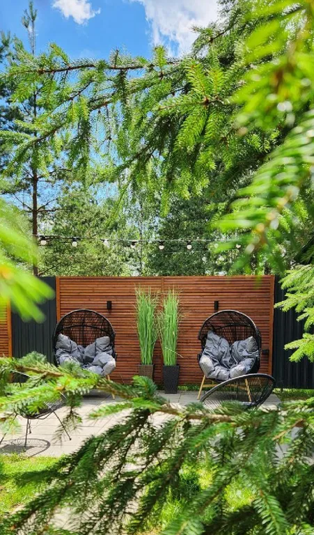 Треугольный дом в 25км от Минска с баней и горячей купелью в лесу