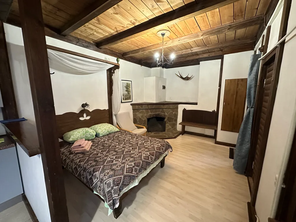 Уютный двухместный номер с камином №1