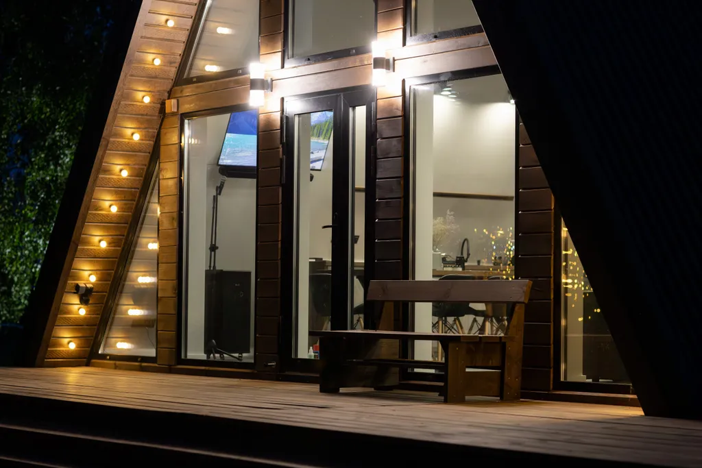 Хабарский треугольник - дом на горе с видом на реку