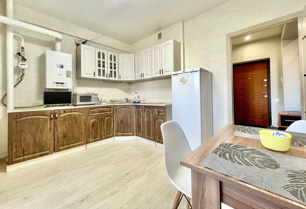 Большая однокомнатная квартира в доме с закрытой территорией