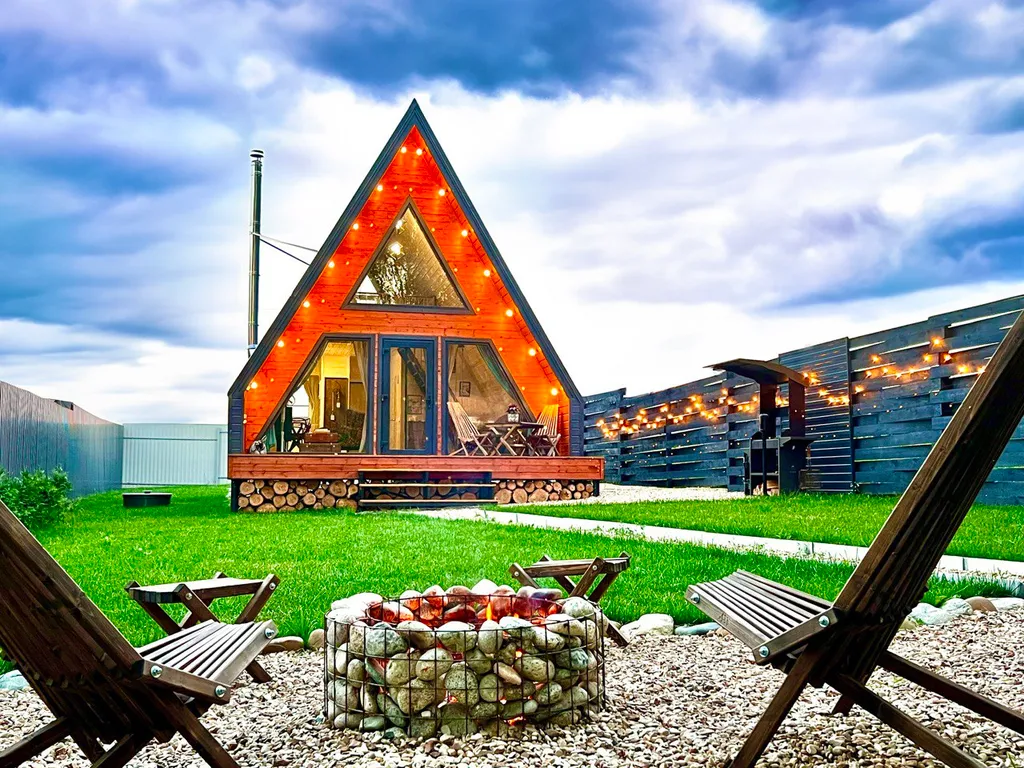 Коттедж Частный дом Art house с камином, купелью и баней — Шишкино