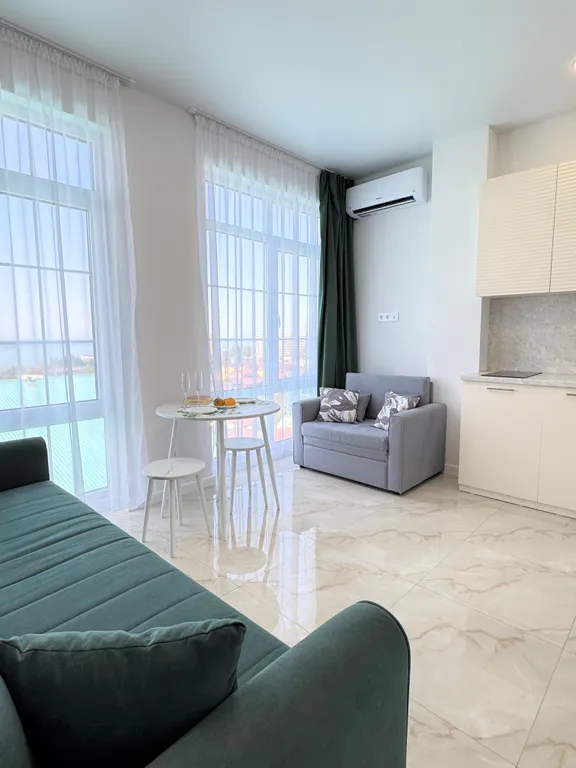 Квартира Квартира Новая студия с панорамным видом на море — Адлер