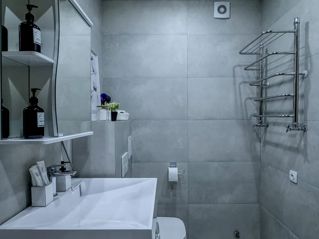 Квартира с евроремонтом, вид на город и реку