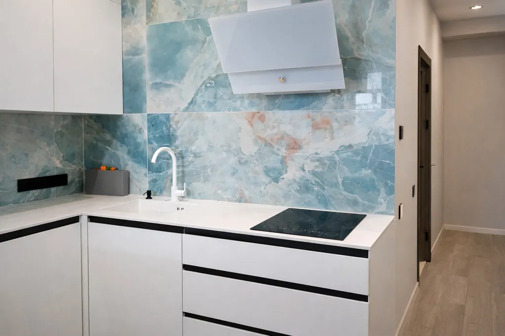 Дизайнерская студия с видом на горы