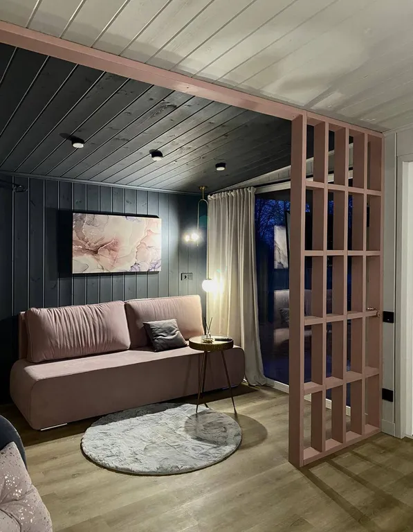 Шале с баней и сибирским чаном с подсветкой 3.0