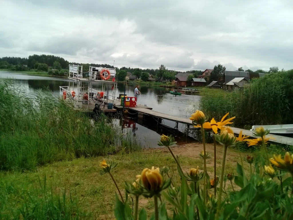 Коттедж Дом с баней прямо на берегу озера Селигер — Заборки