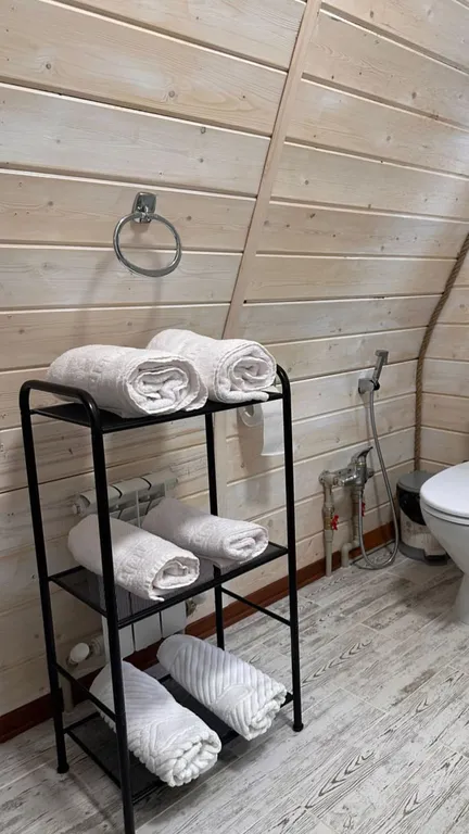 А-Frame домик с видом на гору Чегет