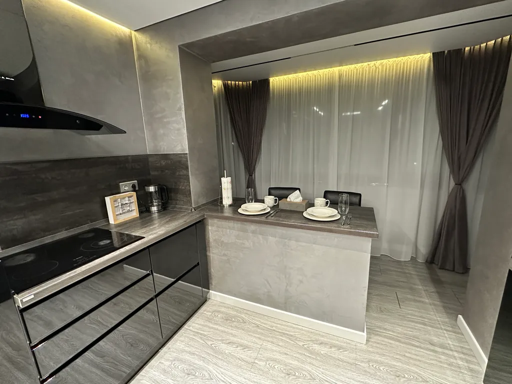 Уютная современная квартира у Парка Победы