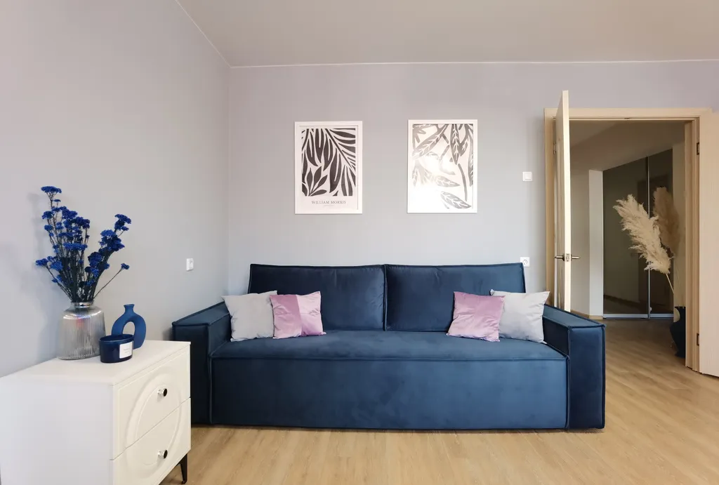 Просторная евродвухкомнатная квартира