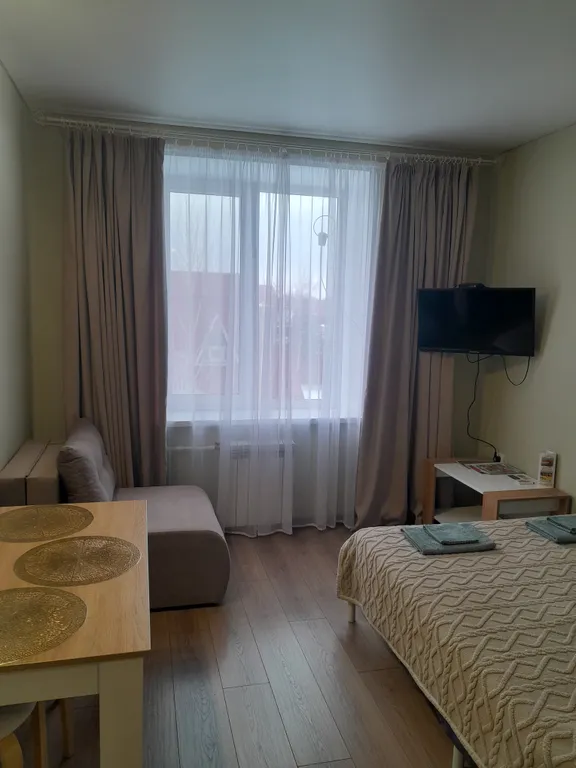 Уютная студия Монблан в центре зеленой поляны до Глц 4 мин