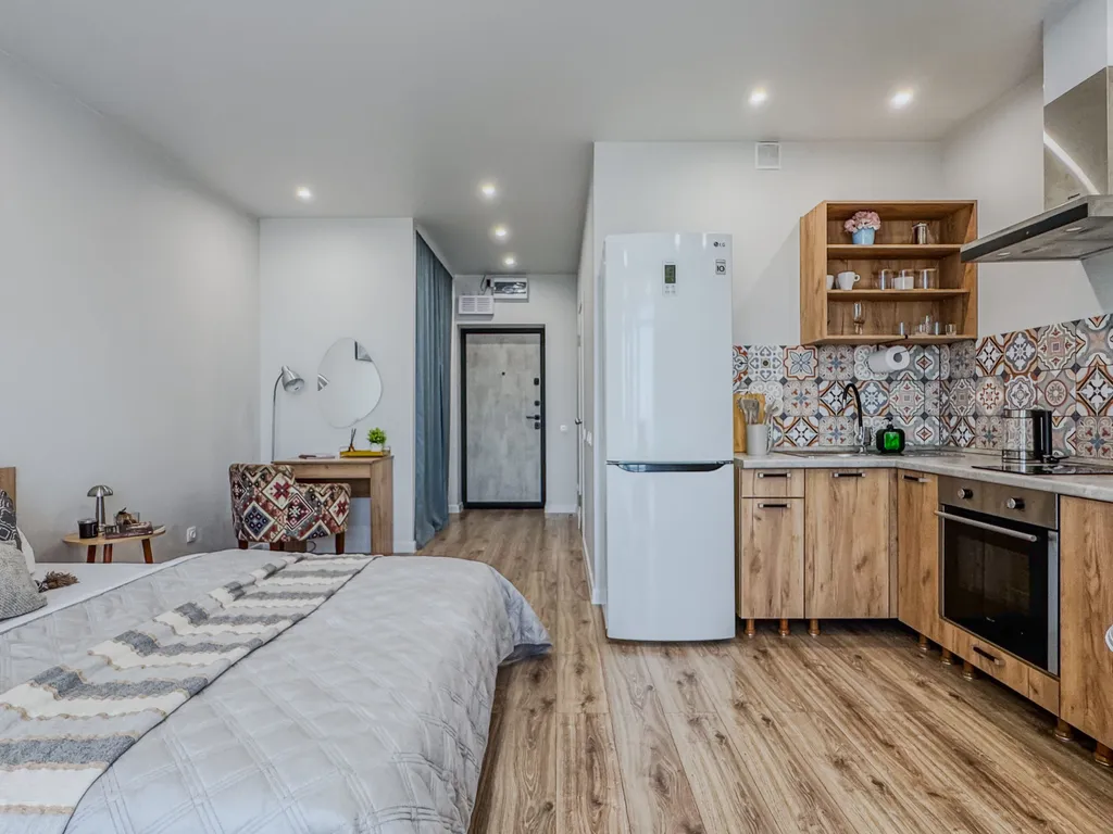 Уютная студия в центре с рабочим местом