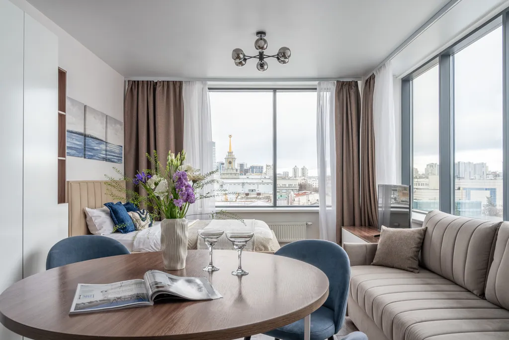 Апарт с видом на центр в Радиусе в самом центре у метро