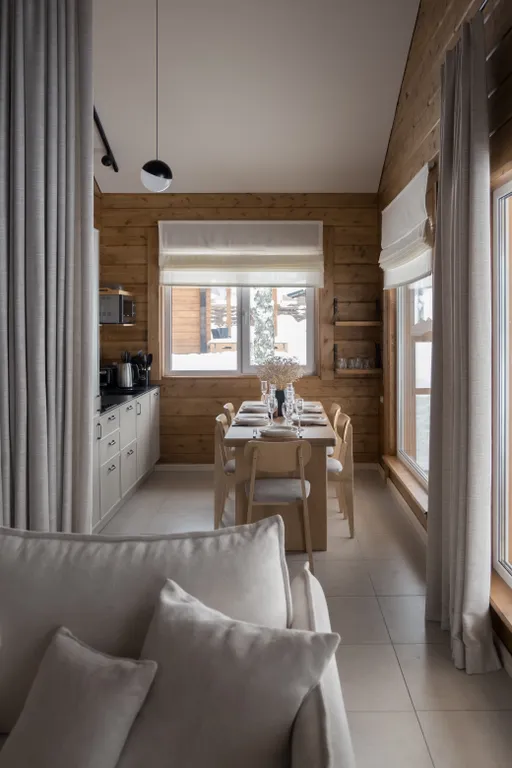 Атмосферный дом на горе в Шерегеше