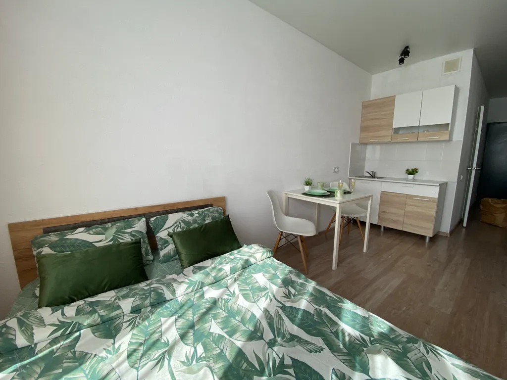 Уютная квартира-студия с видом на Москва реку