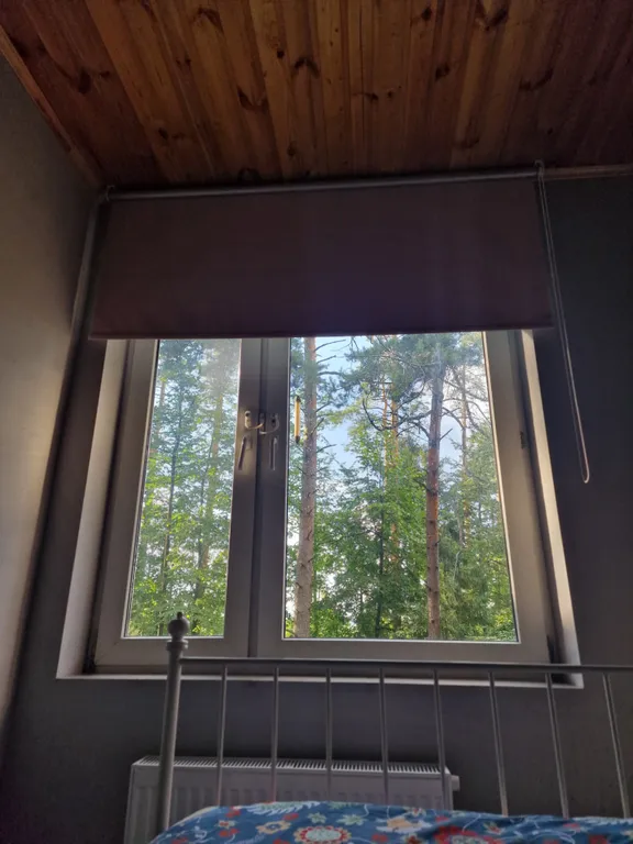 Уютный домик с сауной с видом на лес