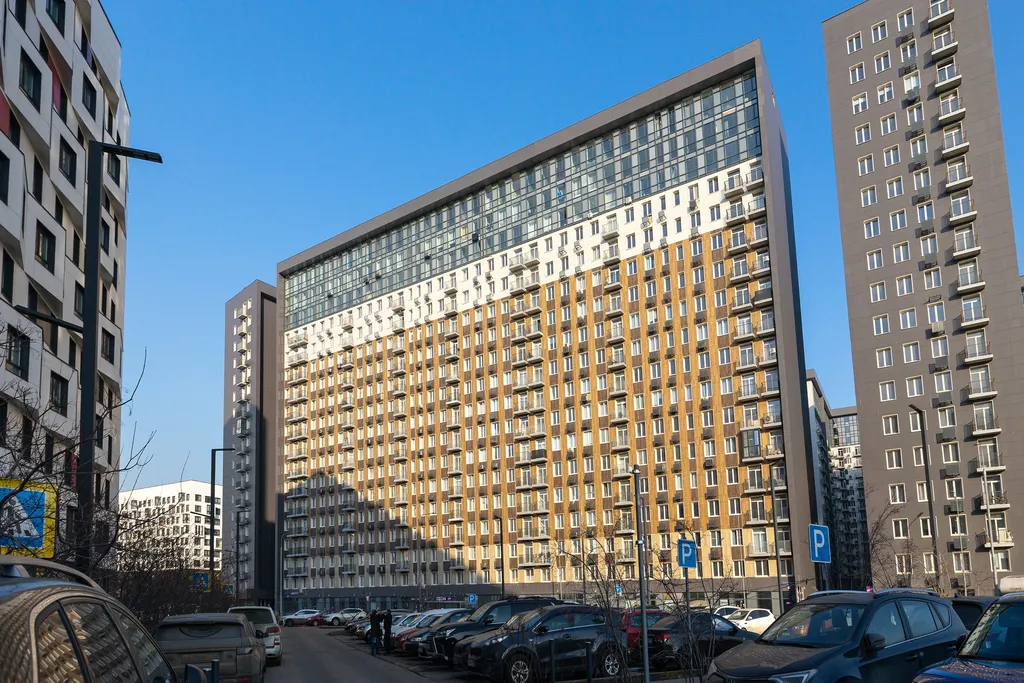 Квартира Квартира Стильная студия Light Вlue — Москва