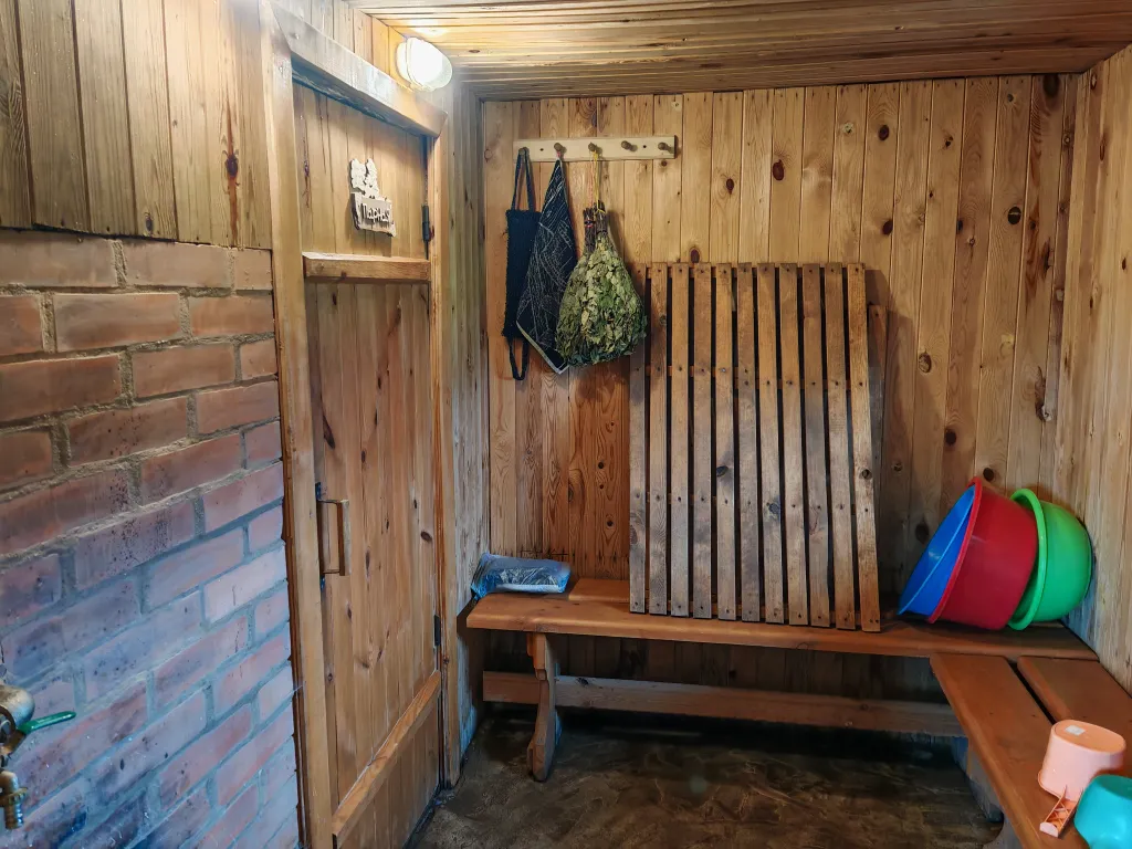 Домик-баня на озере Освейское