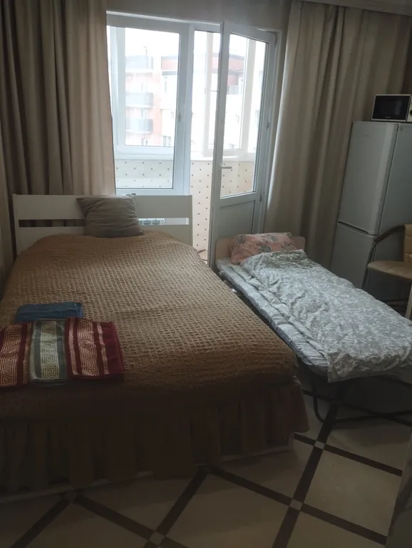 Чистая уютная студия с хорошим ремонтом