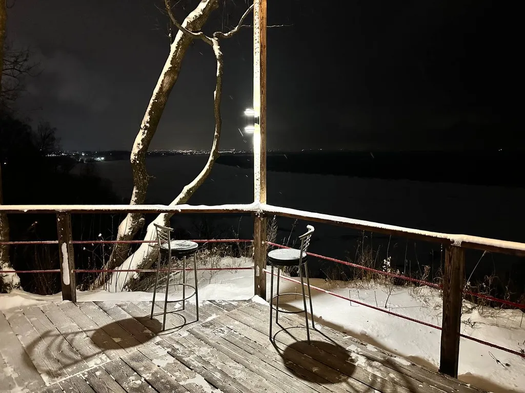 Уникальное место для отдыха на высоком берегу Волги