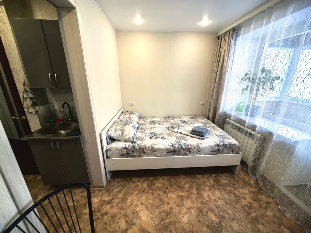 Уютная студия с балконом