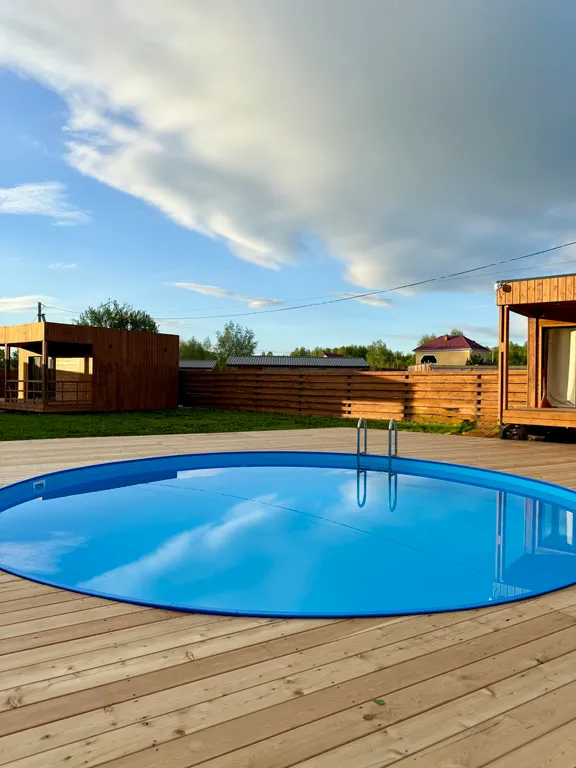 Панорамный дом с видом на реку