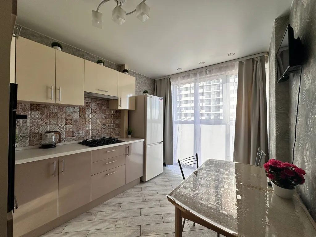 Уютная 1-комнатная квартира в Рязани у Солотчи Современный ремонт, Wi