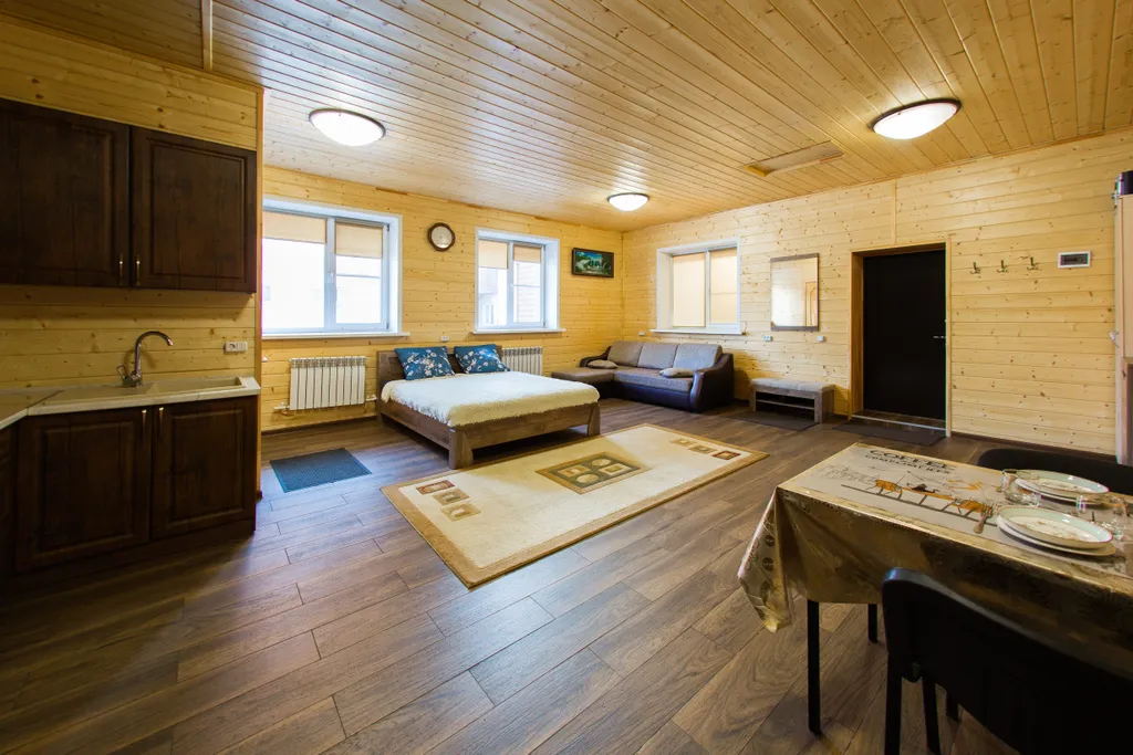 Дом - Студия с двуспальной кроватью и раскладным диваном