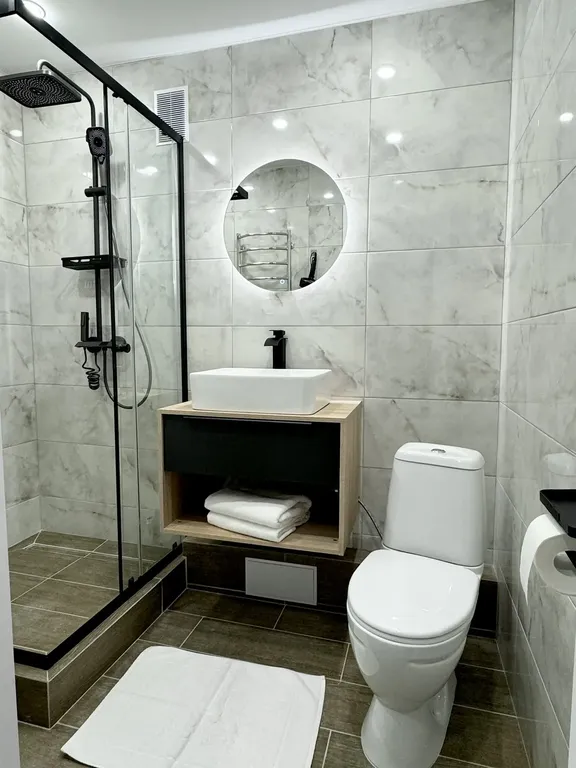 Однокомнатные Апартаменты с балконом Космос GoogNight Aparts